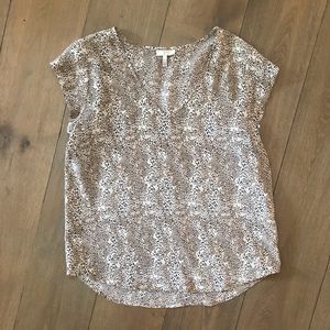 Joie Short Sleeve 100% Silk Top